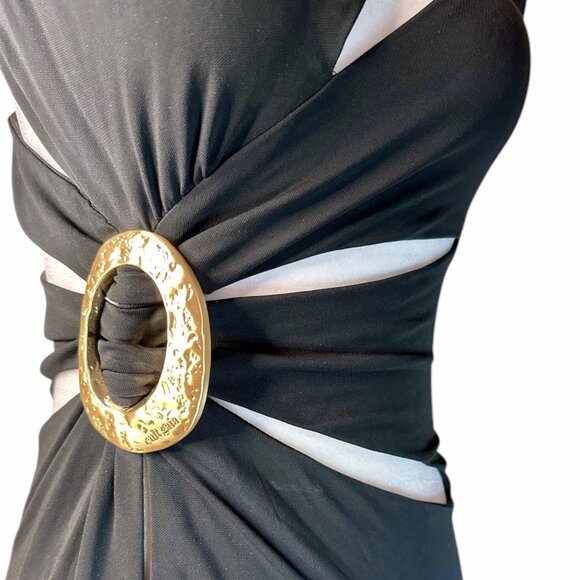 Cult Gaia Zinnie Gown in Black X-Small New Womens Long Sleeve Maxi Dress - Picture 9 of 16